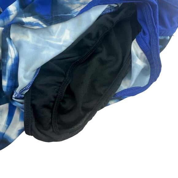 Under Armour Running Shorts Womens XS Loose Fit Lined Blue Abstract Activewear - Picture 5 of 7